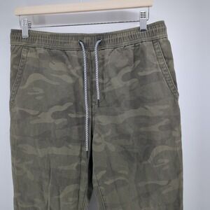 Aeropostale Jogger Pants Men's Medium Green Camo Stretch Casual Lightweight